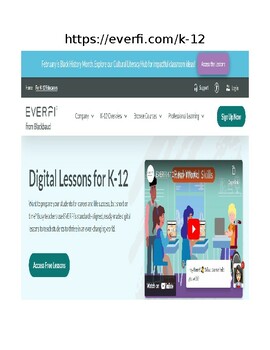 Preview of Everfi Free Digital Lessons for K-12