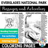 Everglades National Park Unit Coloring Pages Sheet Activity