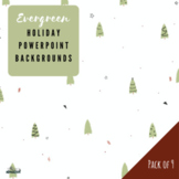 Evergreen Powerpoint Backgrounds || Holiday & Christmas Po