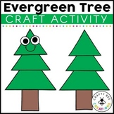 Evergreen Tree Craft Camping Theme Day Activities Forest B
