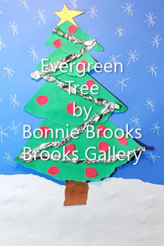 Evergreen Tree with Snow or Christmas for Elementary by Brooks Gallery