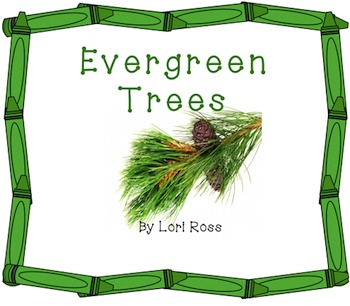 Preview of Evergreen Trees Smart Board
