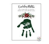 Everlasting Mistletoe Handprint Art Craft Printable Templa