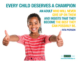 Every Child Deserves A Champion Printable Poster (8.5 x 11)