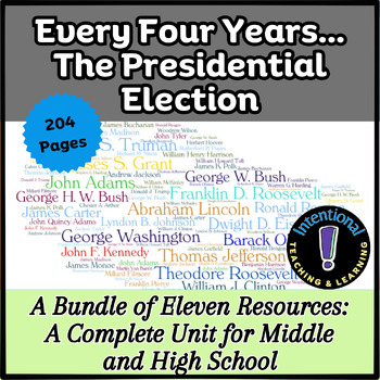 Preview of Every Four Years...The Presidential Election Unit Bundle