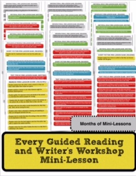 Preview of Guided Reading and Writer's Workshop Mini-Lessons  (Over 300 Mini-lessons)