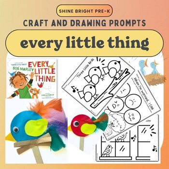 Preview of Every Little Thing Pre-K Black History Month Book Craft and SEL