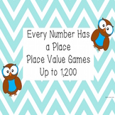 Place Value Games Up to 1,200