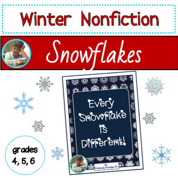 Preview of Nonfiction Reading Comprehension Passages about Snowflakes
