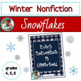 Nonfiction Reading Comprehension Passages about Snowflakes