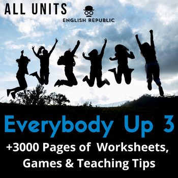 Preview of Everybody Up 3 Games & Worksheet - Save 25% (+3000 Pages!)