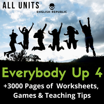 Preview of Everybody Up 4 Worksheet & Game Bundle - Save 25% (+3000 Pages!)