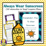 Everybody's Free To Wear Sunscreen 30 Minutes (or less) Le