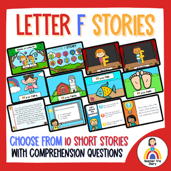 Preview of Everyday Alphabet Stories: Letter F Short Story Passages and Questions