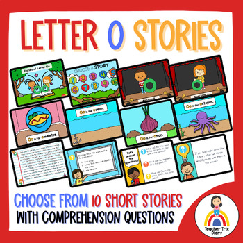 Preview of Everyday Alphabet Stories: Letter O Short Story Passages and Questions