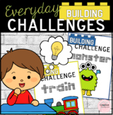 Everyday Building Challenges STEM Task Cards for Kindergarten