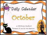 Everyday Counts Calendar October