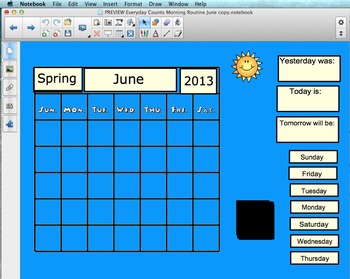 Preview of Everyday Counts Math Routine- June