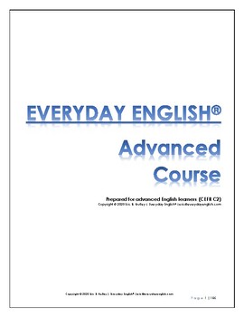 Preview of Everyday English Advanced-Level Course (CEFR C2)