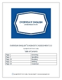 Everyday English® Diagnostic Assessment & Answer Key