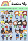 Everyday Kids Clipart - Set for Teachers