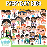 Everyday Kids Clipart (Lime and Kiwi Designs)
