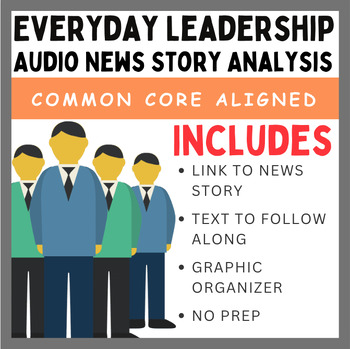 Preview of Everyday Leadership: NPR Audio Analysis & Processing Activity