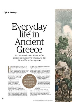Preview of Everyday Life in Ancient Greece (Print and Go. No Prep)