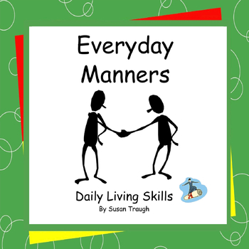 Preview of Everyday Manners - 2 Workbooks - Daily Living Skills
