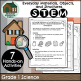 Everyday Materials, Objects, Structure STEM Activities (Gr