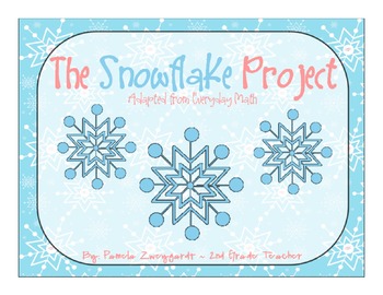 Preview of Everyday Math 2nd Grade Promethean Lesson: Project 2 {The Snowflake Project}