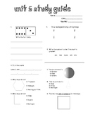 Everyday Math 2nd Grade Study Guide - Unit 5