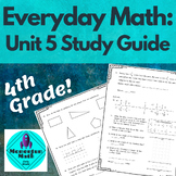 Everyday Math 4th Grade: Unit 5 Study Guide