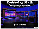 Everyday Math 5th Grade Unit 2 Jeopardy Review Game