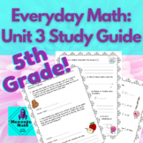 Everyday Math 5th Grade: Unit 3 Study Guide