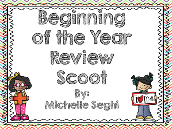Preview of Everyday Math Beginning of Year Task Cards (Scoot)