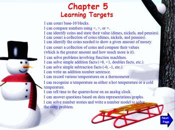 Preview of Everyday Math Chapter 5  Activboard Lesson