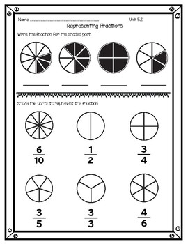 Everyday Math (EDM4) Grade 3 Unit 5 Practice Pages by Donna Grainger