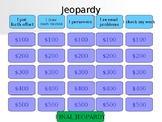 Everyday Math - End of Year Review Jeopardy Game