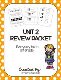 Everyday Math First Grade Unit 2 Review Packet