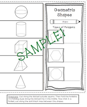 Geometry Shapes by Engaging and Educating | Teachers Pay Teachers