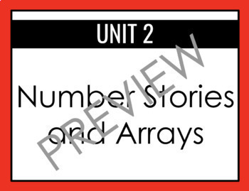 Preview of Everyday Math Grade 3 Unit 2: Number Stories and Arrays