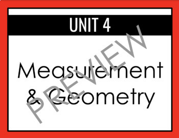 Preview of Everyday Math: Grade 3 Unit 4: Measurement and Geometry