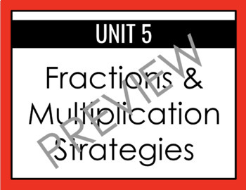 Preview of Everyday Math: Grade 3 Unit 5: Fractions and Measurement 
