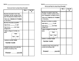 Everyday Math Parts-and-Total Number Story Checklist