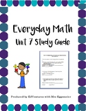 Everyday Math Study Guide / Review - Unit 7, Grade 4