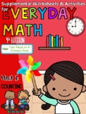Everyday Math Unit 1 - 1st Grade - 4th Ed - Supplemental w