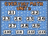 Everyday Math Unit 2 lesson pack
