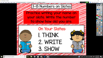 Preview of Everyday Math Unit 3 - 13 Numbers on Slates