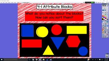 Preview of Everyday Math Unit 4 - 1 Attribute Blocks